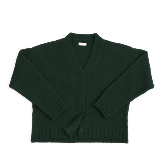 James Street Co. JS Oversized Cardigan in Hunter Green Small - Picture 1 of 5